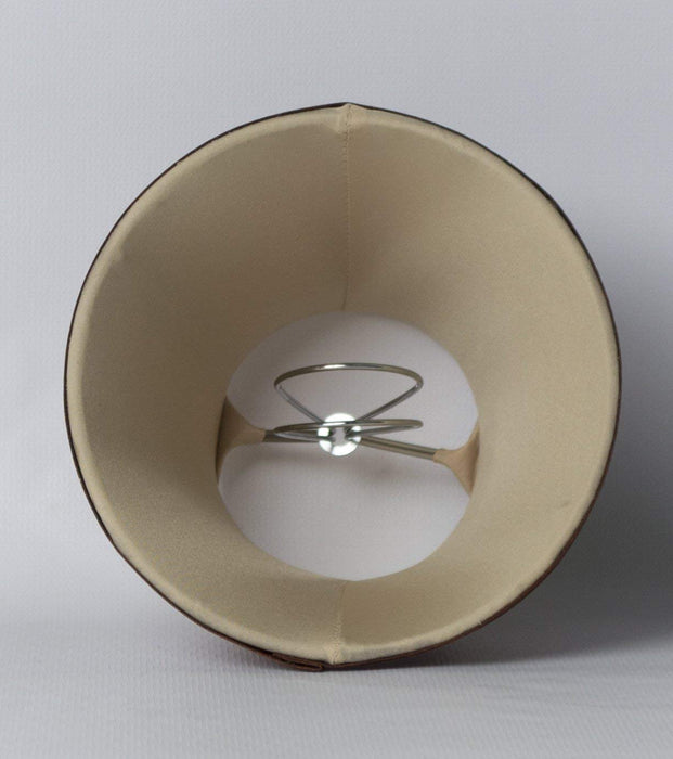 Urbanest Copper Silk Bell Chandelier Lamp Shade, 5-inch, Hardback, Clip On