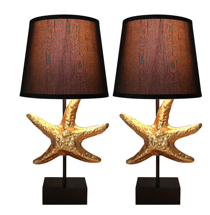 Starfish Table Lamps - 2 Finishes