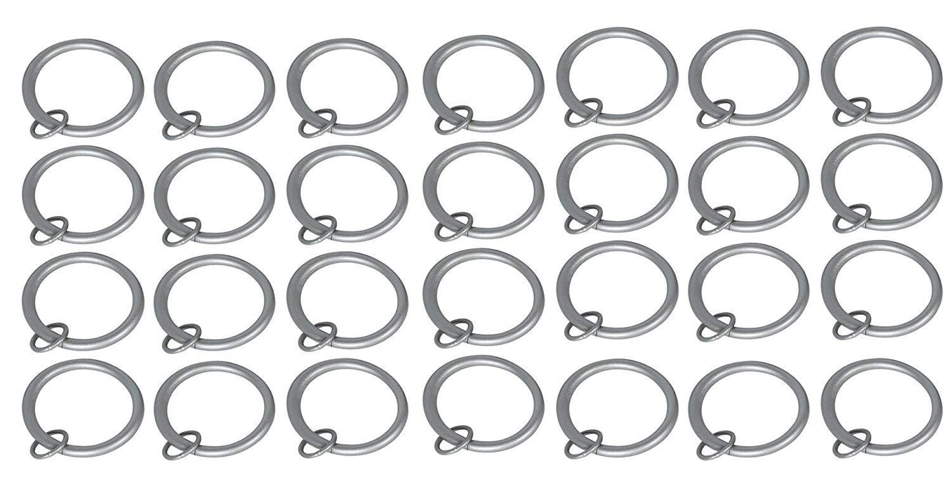 1 1/2" Metal Curtain Rings with Eyelets - 6 Finishes