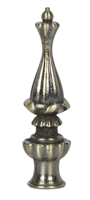 Walton Lamp Finial, 3 3/8-inch Tall