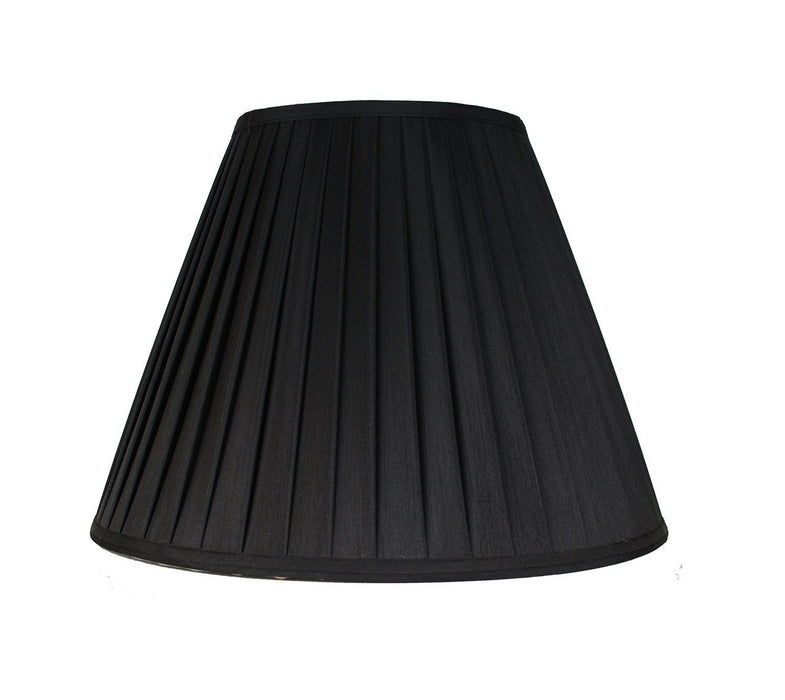 Softback Faux Silk Empire Side Pleat 16-inch Lamp Shade - 4 Colors