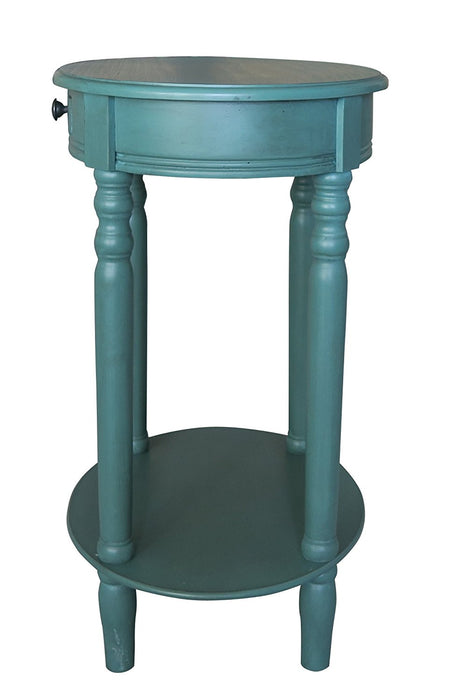 Woodbury Oval Accent Table with Drawer - 6 Finishes