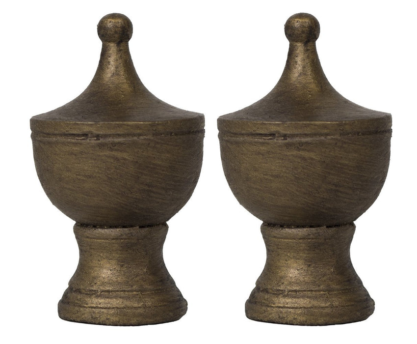 Urn Lamp Finial - 4 Finishes