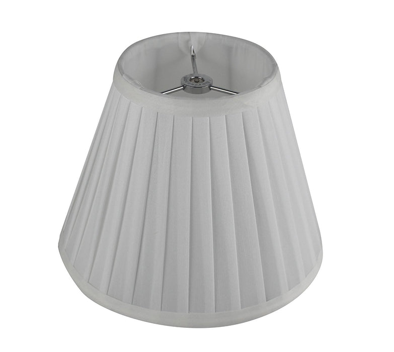 Faux Silk Side Pleat Softback Lamp Shade - 2 Colors