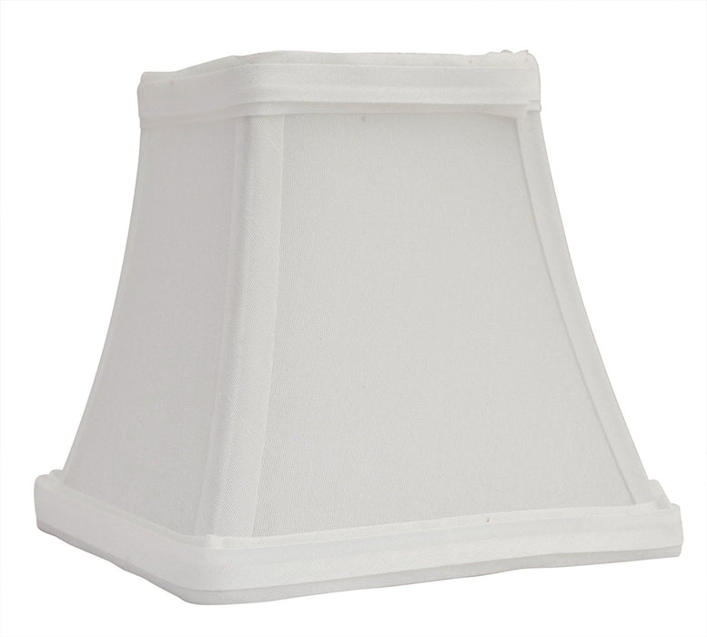 Square Silk 4-inch Chandelier Lamp Shade - 5 Colors