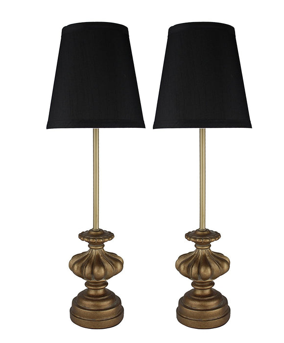 Set of 2 Alma Mini Buffet Lamps with Shades