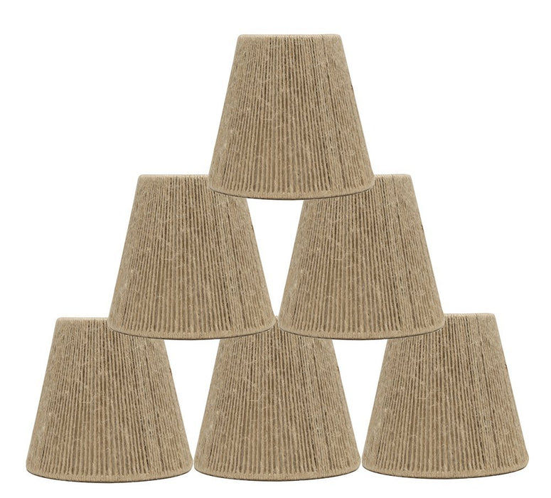 String 5-inch Chandelier Lamp Shade - 8 Colors
