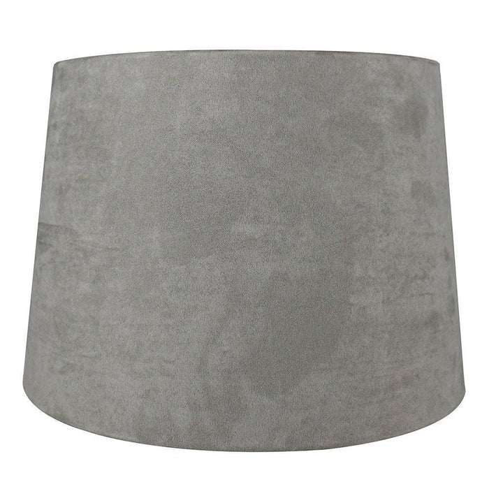 Suede French Drum 14" Lampshade - 13 Colors