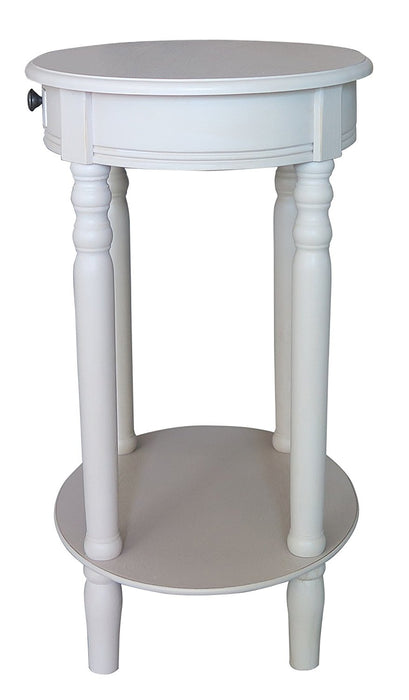 Woodbury Oval Accent Table with Drawer - 6 Finishes