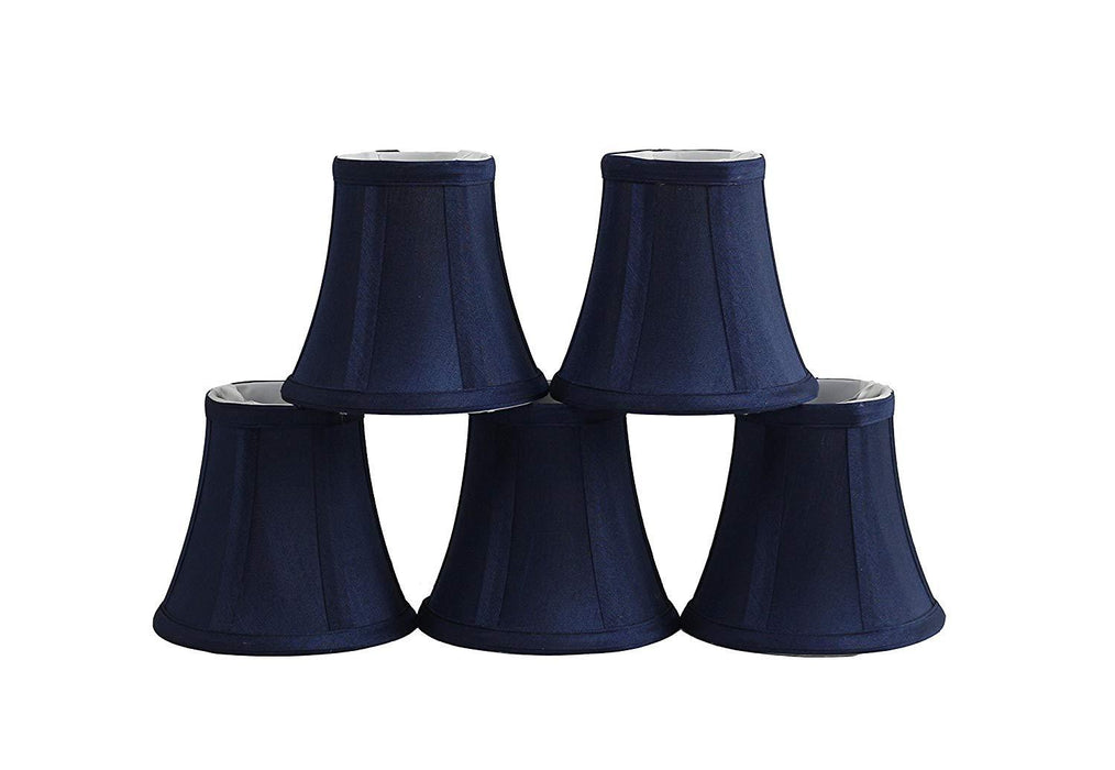 Silk 5-inch Bell Chandelier Lamp Shade - 9 Colors