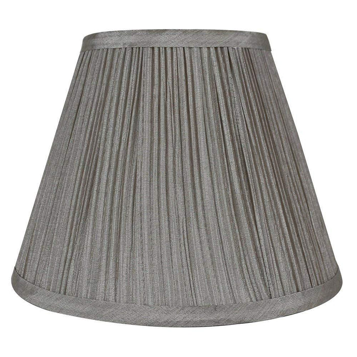 Mushroom Pleated Softback Lamp Shade, Faux Silk, 5-inch by 9-inch by 7-inch, Spider