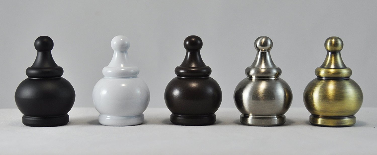 Crown Lamp Finial For Lamp Shades - 5 Finishes