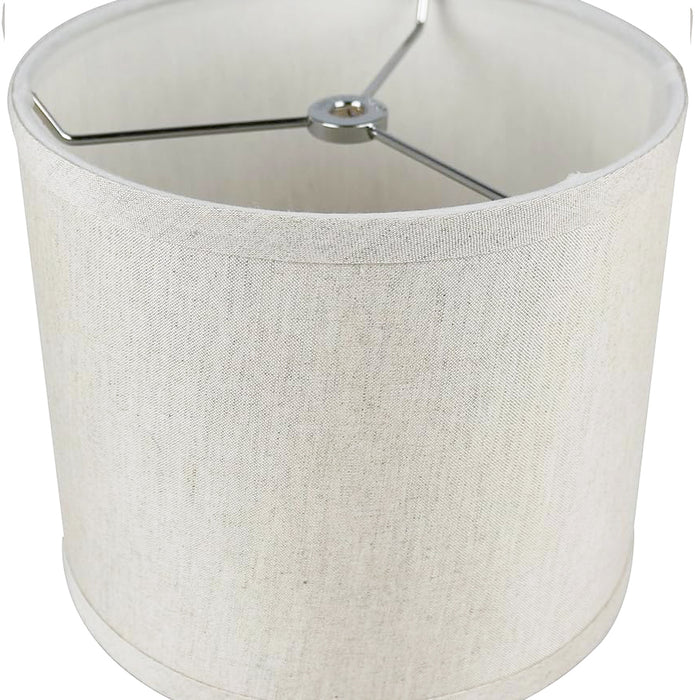 Classic Drum Smooth Linen Lampshade - 6 Colors