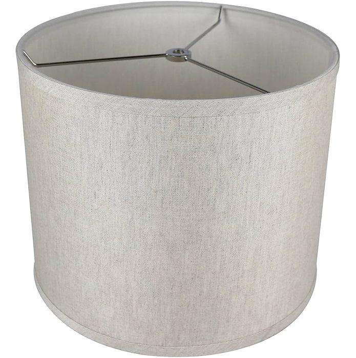 Classic Drum Smooth Linen Lampshade - 6 Colors