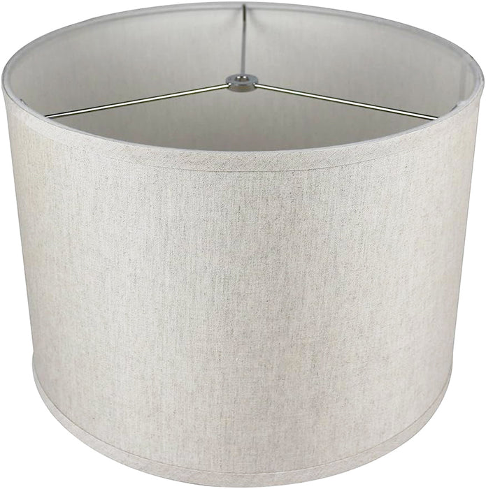 Classic Drum Smooth Linen Lampshade - 6 Colors