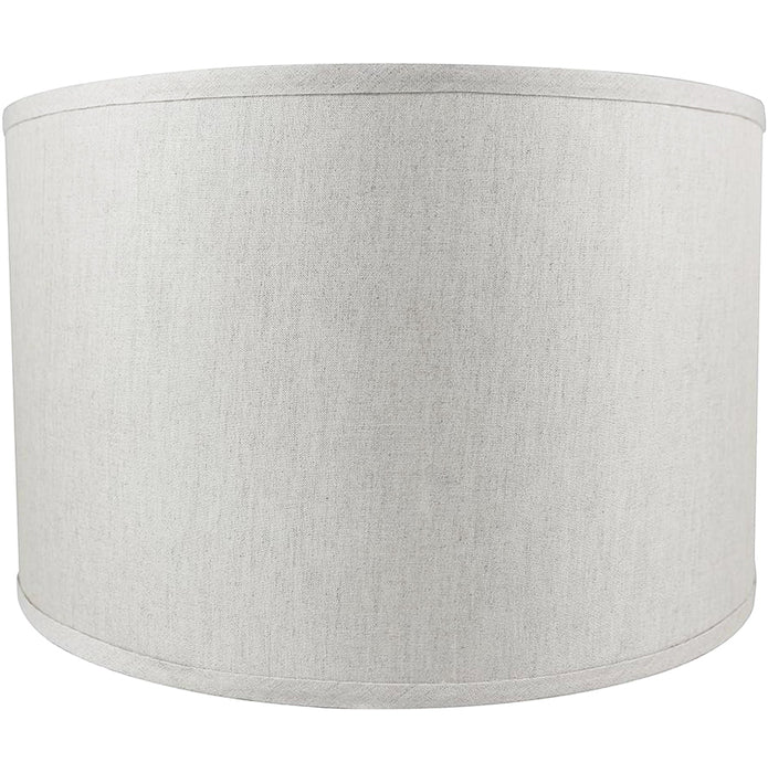 Classic Drum Smooth Linen Lampshade - 6 Colors