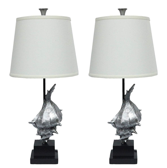 Set of 2 Conch Table Lamps