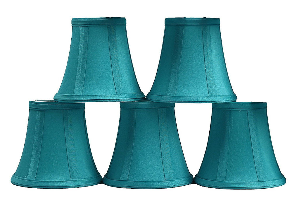 Silk 5-inch Bell Chandelier Lamp Shade - 9 Colors