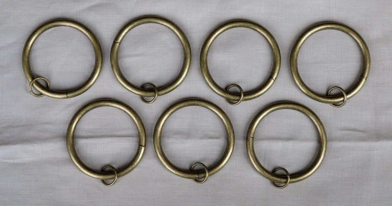 16/32/48Pcs 40mm Curtain Eyelet Ring For Blinds Drapery Slide Round Clip  Grommet | eBay