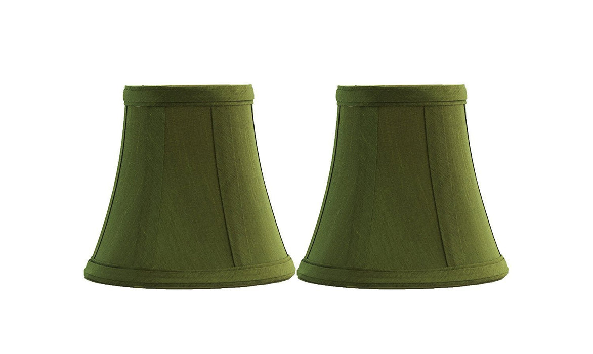 Silk 5-inch Bell Chandelier Lamp Shade - 9 Colors