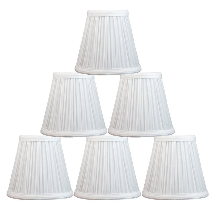 Mushroom Pleated 5-inch Chandelier Lamp Shade - 6 Colors