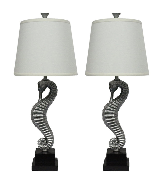 Set of 2 Seahorse Table Lamps