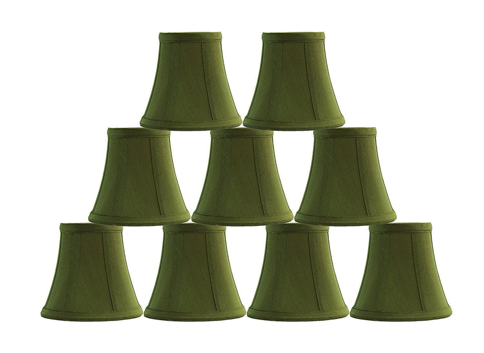 Silk 5-inch Bell Chandelier Lamp Shade - 9 Colors