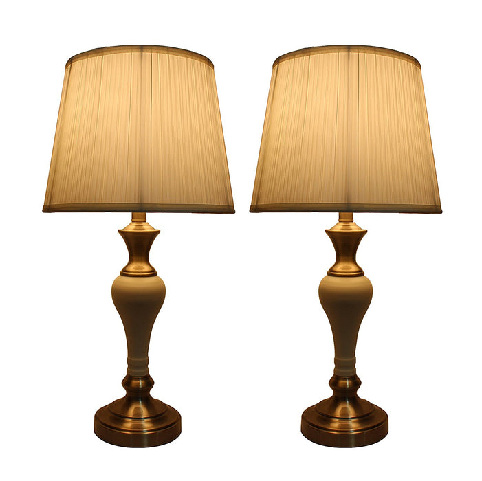 Lincolnshire Table Lamps with Shades - 5 Colors