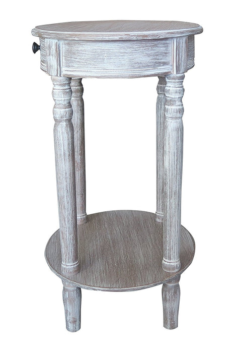 Woodbury Oval Accent Table with Drawer - 6 Finishes