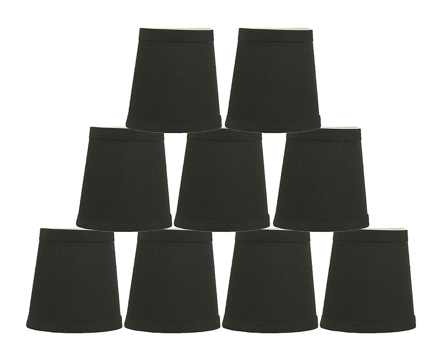 Cotton 4-inch Chandelier Lamp Shades - 4 Colors