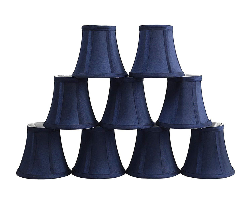 Silk 5-inch Bell Chandelier Lamp Shade - 9 Colors