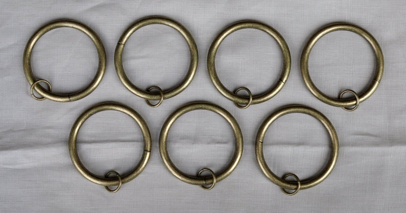 3-Inch Metal Curtain Eyelet Rings - 7 Finishes