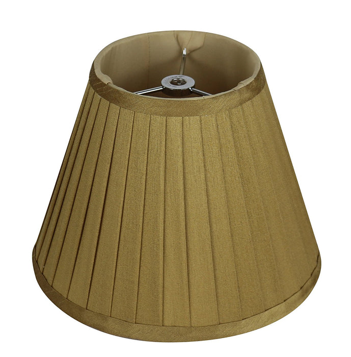 Faux Silk Side Pleat Softback Lamp Shade - 2 Colors