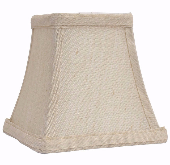 Square Silk 5-inch Chandelier Lamp Shade - 5 Colors