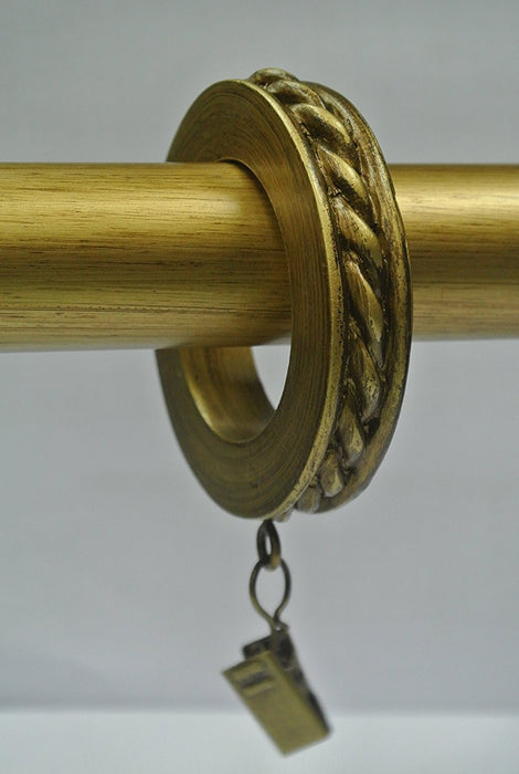 Set of 7 Rope Designer Curtain Rings