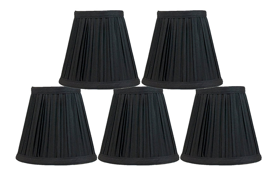 Mushroom Pleated 5-inch Chandelier Lamp Shade - 6 Colors