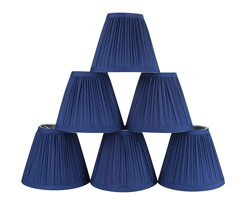 Mushroom Pleated 5-inch Chandelier Lamp Shade - 6 Colors