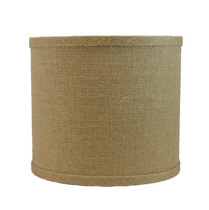 Urbanest Burlap Drum Lamp Shade, 8-inch By 8-inch By 7-inch, Spider