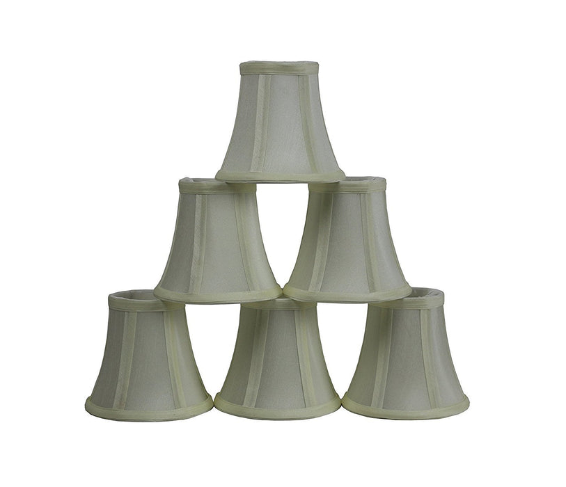 Silk 5-inch Bell Chandelier Lamp Shade - 9 Colors