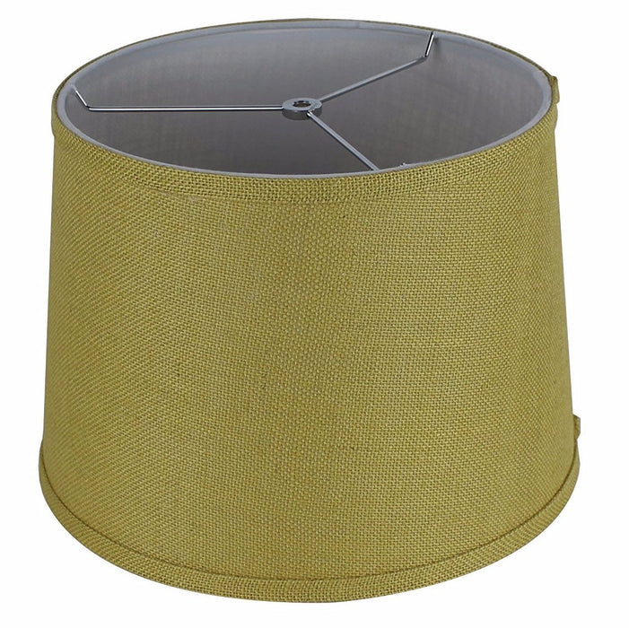 Burlap French Drum Lampshade - 10 Colors