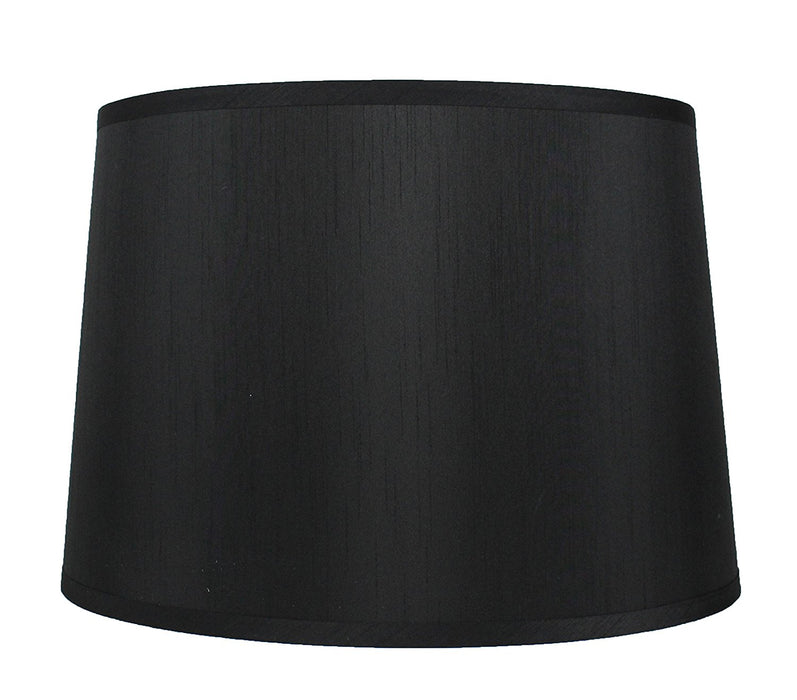 French Drum Faux Silk 16-inch Lampshade - 6 Colors