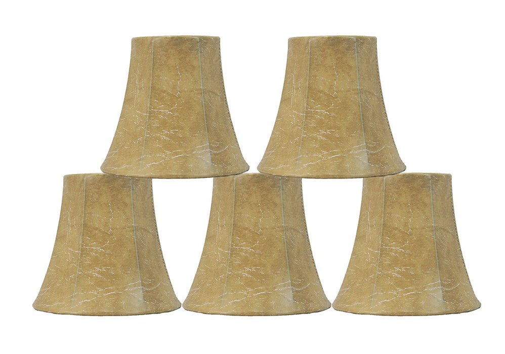 Faux Leather Chandelier Mini Lamp Shade - 5" and 6" Sizes