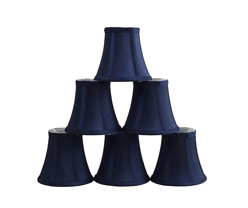 Silk 5-inch Bell Chandelier Lamp Shade - 9 Colors