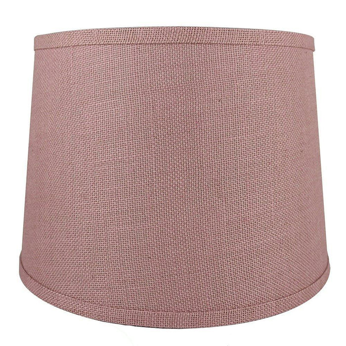 Burlap French Drum Lampshade - 10 Colors