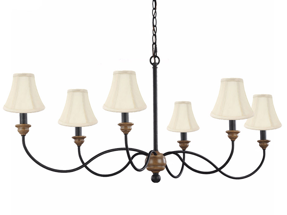 6-inch Silk Bell Chandelier Lamp Shade