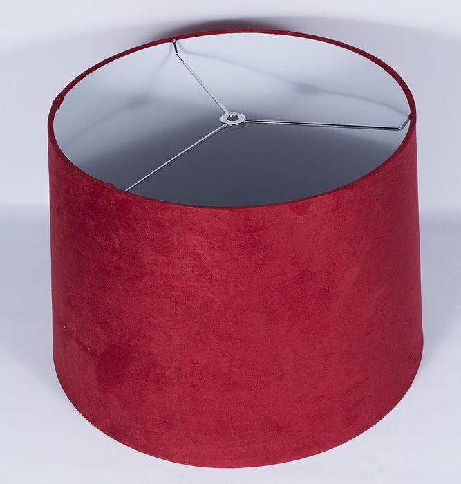 Suede French Drum 14" Lampshade - 13 Colors