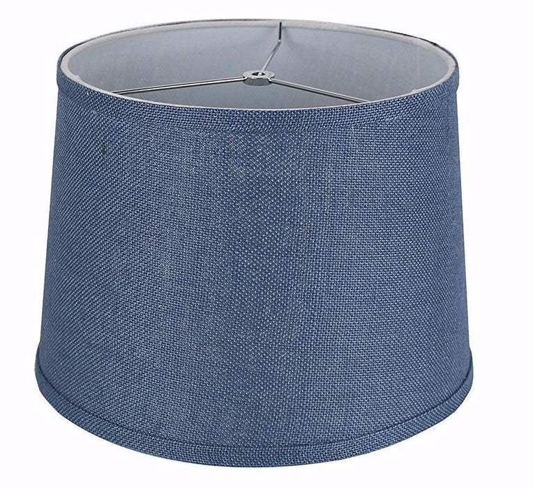 Burlap French Drum Lampshade - 10 Colors