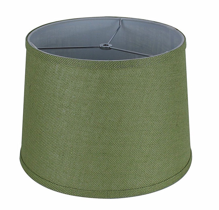 Burlap French Drum Lampshade - 10 Colors