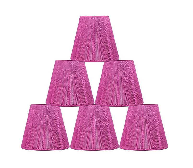 String 5-inch Chandelier Lamp Shade - 8 Colors