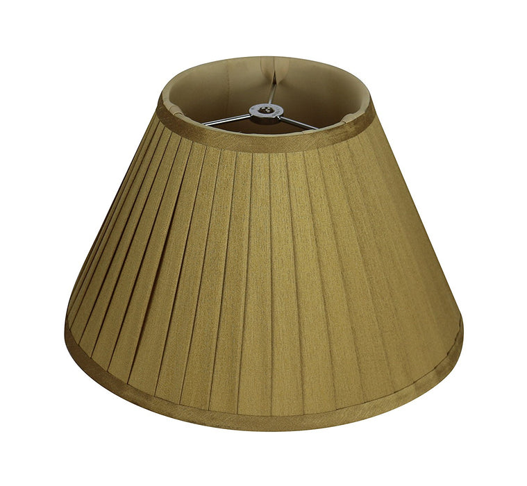 Faux Silk Side Pleat Softback Lamp Shade - 2 Colors